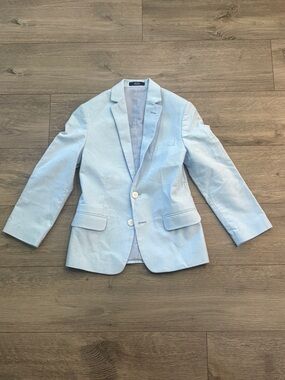 Izod Light Blue boys Sport Coat - Two-Button Blazer